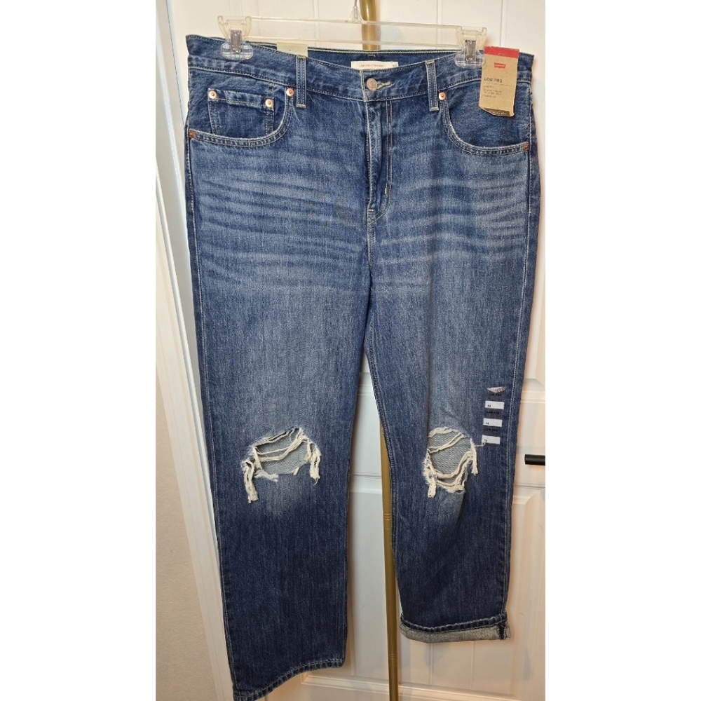 Womens Low Pro Straight Jeans 32 New With Tags